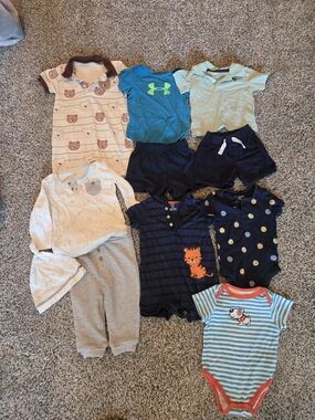 Boys 6-9 And 9 Month Bundle Including Under Armour